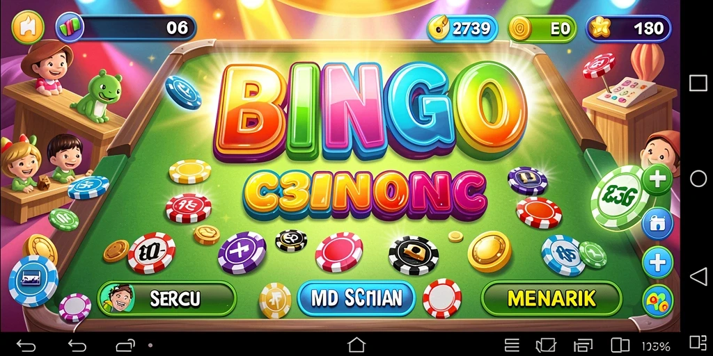 Tampilan gameplay seru dalam permainan Bingo 2739.