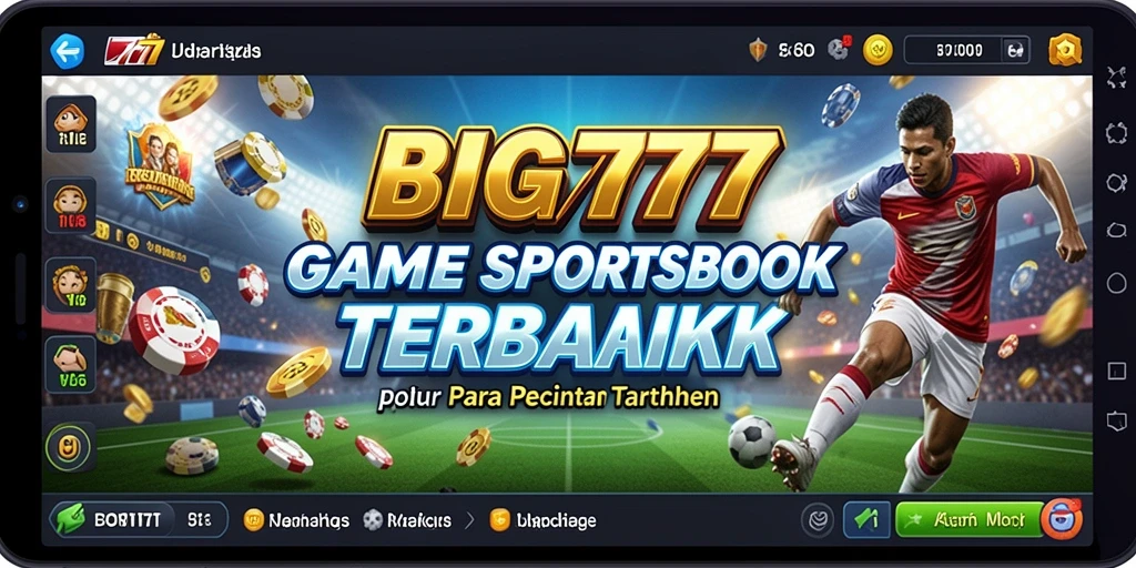 Tampilan gameplay menarik dari aplikasi sportsbook BIG777.