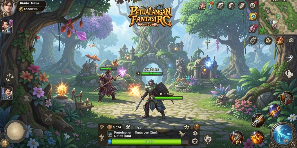 Gameplay K234 yang mendebarkan dan penuh aksi RPG.