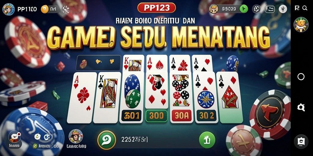 Tampilan seru gameplay PP123 dalam permainan Domino.