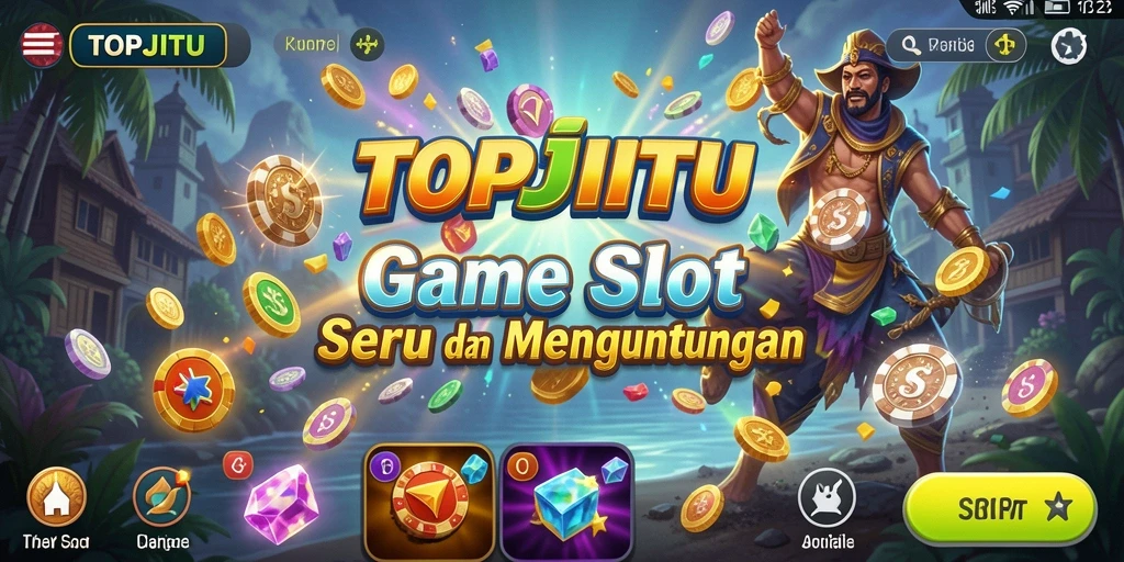 Screenshot gameplay TOPJITU yang menampilkan putaran Slot yang menarik.
